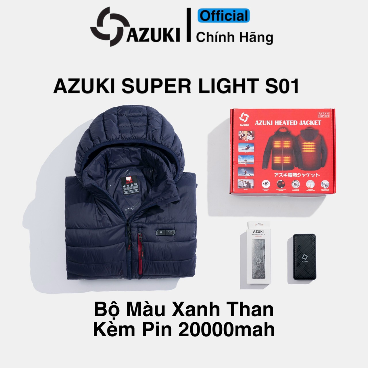 Áo sưởi ấm Azuki chính hãng