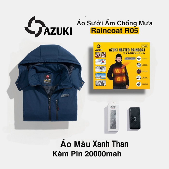 Áo sưởi ấm chống mưa Raincoat R05