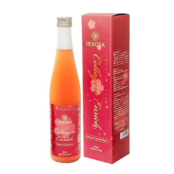 Nước uống Hebora Collagen Enrich Damask Rose Water