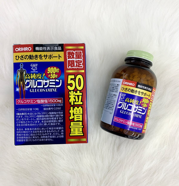 Viên uống Glucosamine Orihiro 1500mg chai 950 viên