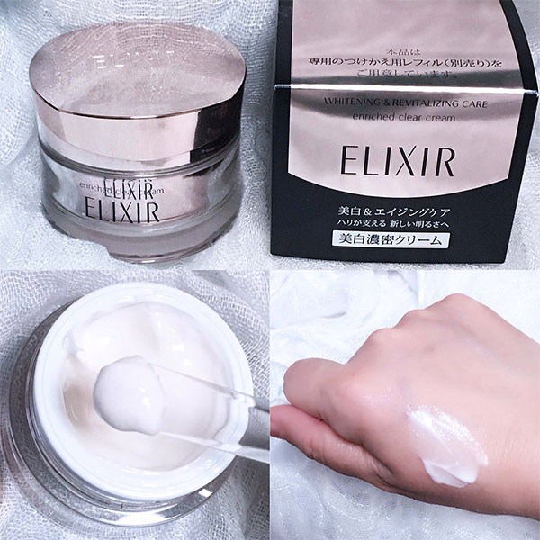 Kem dưỡng trắng da Shiseido Elixir Enriched Clear Cream 45g