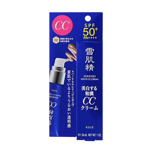 Kem trang điểm Kose Sekkisei White CC SPF50+số 02 cho da tự nhiên