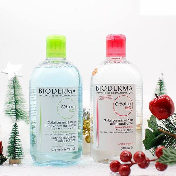 Nước tẩy trang Bioderma Crealine H2O Solution Micellaire cho da dầu