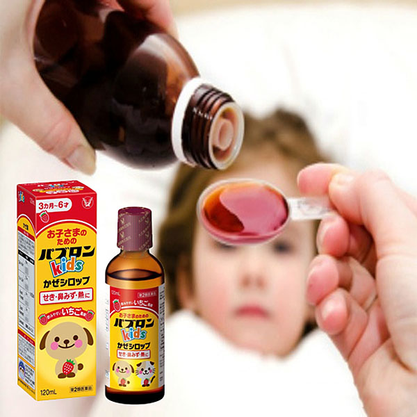 Siro ho cảm sốt Paburon S Kids chó mèo 120ml