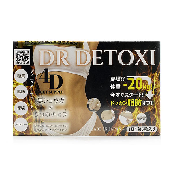 Viên uống giảm cân thải độc Dr Detoxi 4D Diet Supple