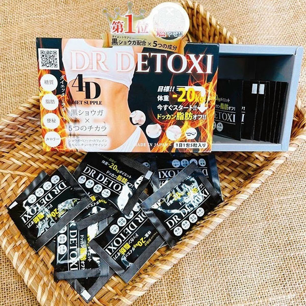 Viên uống giảm cân thải độc Dr Detoxi 4D Diet Supple