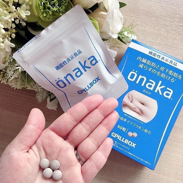 Viên uống giảm mỡ bụng Onaka Pillbox 60 viên