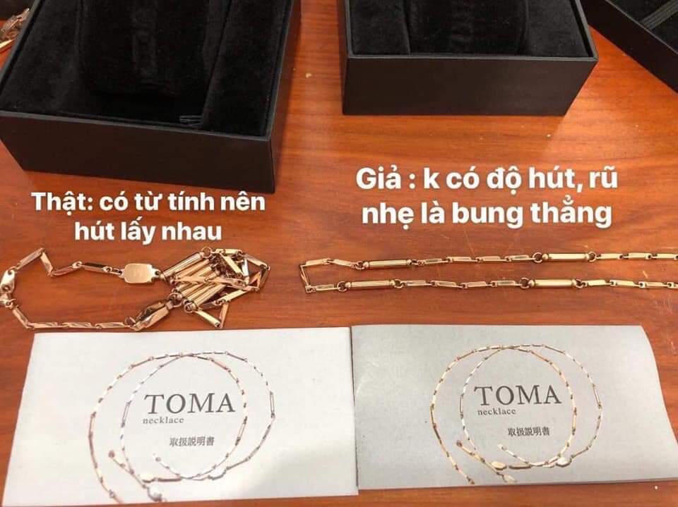 Phân biệt Vòng TOMA thật giả theo cách đơn giản nhất