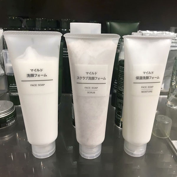 Muji Face Soap (Mild Type) với 3 phiên bản cho mọi loại da