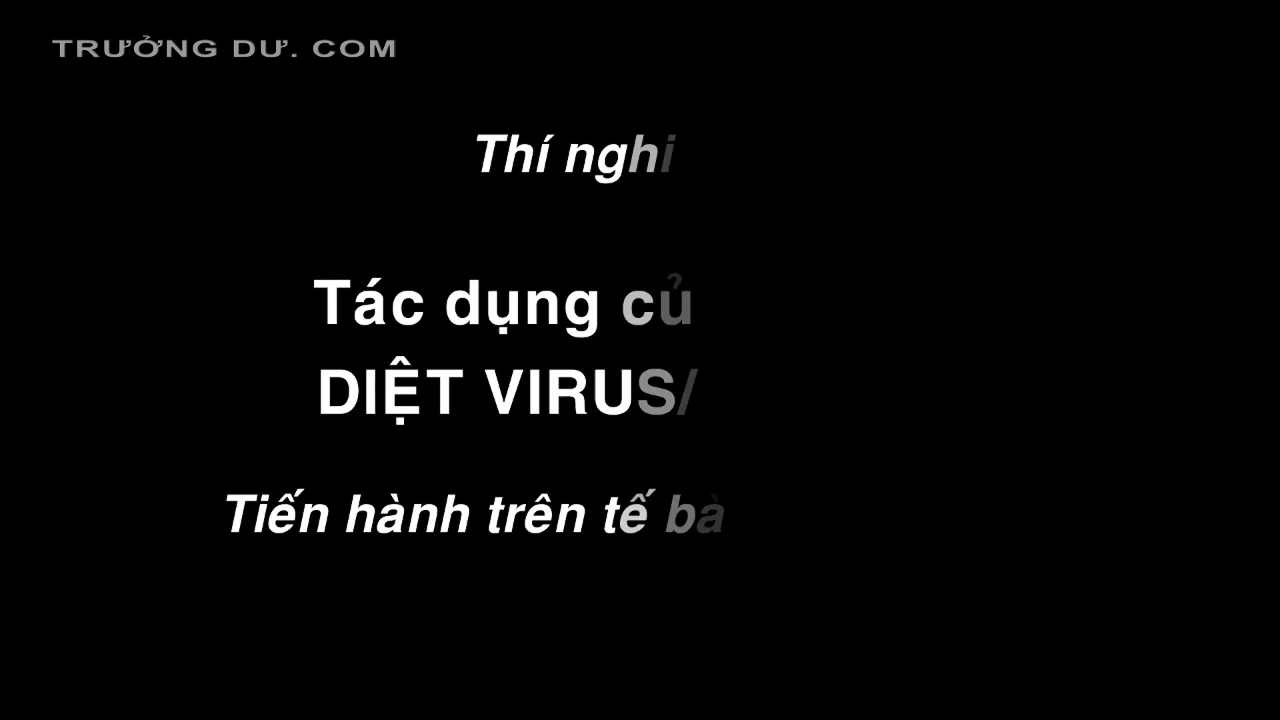 Thí nghiệm tác dụng của Ion Âm