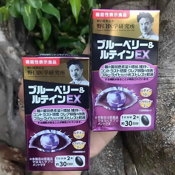 Viên uống bổ mắt Noguchi giúp bổ sung dưỡng chất cho đôi mắt