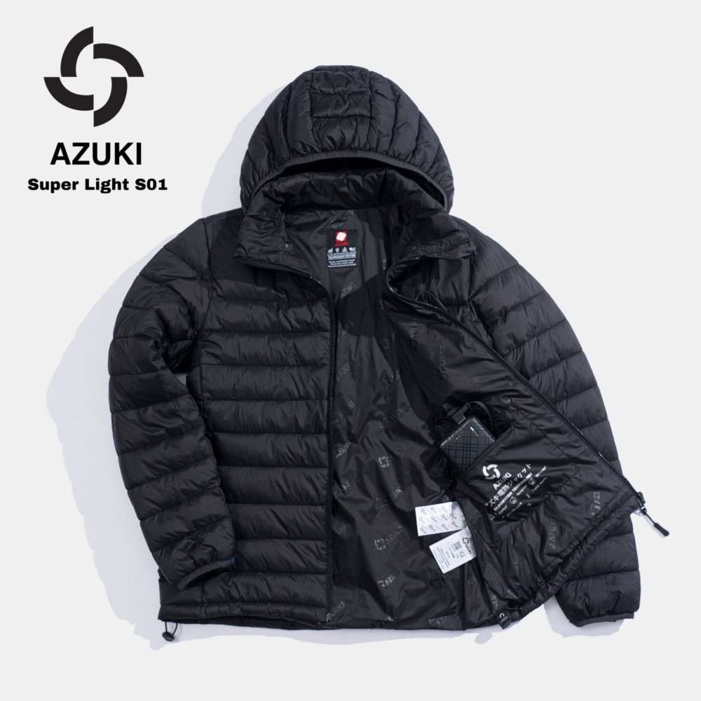 Ứng dụng của Áo sưởi ấm Azuki Super Light S01 bộ màu đen